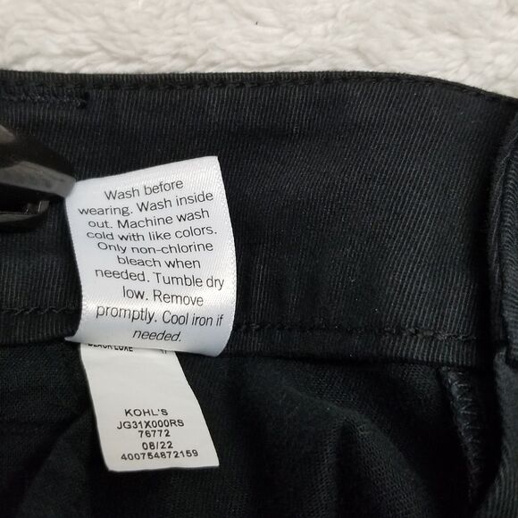 SO brand (Kohl's) Juniors 17 Shorts Lo Rise Chino Midi Black Classic Basic NEW - Picture 6 of 9